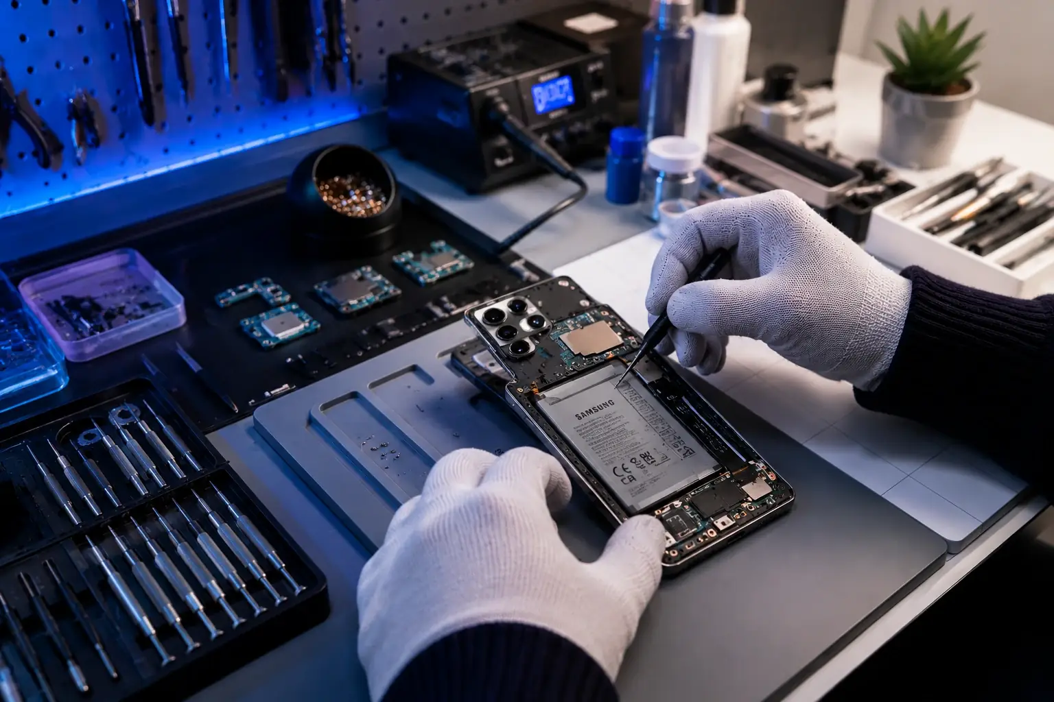 Anroid repair services in kansas city by cell depot